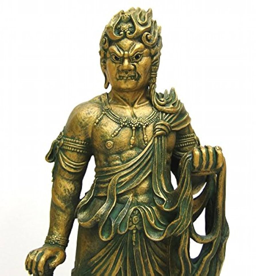 Amazon.co.jp: 松久宗琳『不動明王』ブロンズ像 銅像 彫像 彫刻